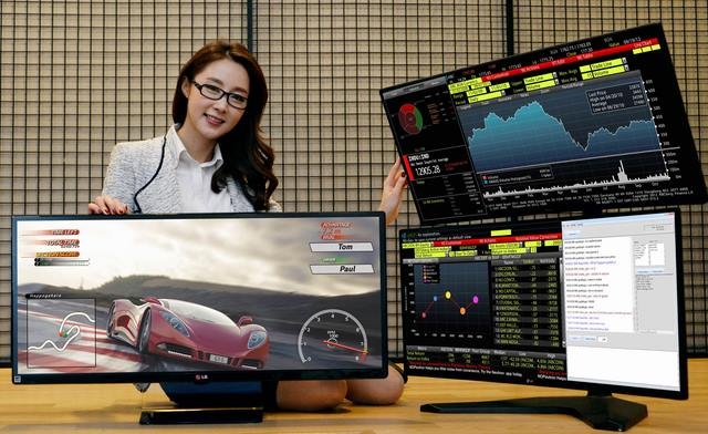 Máy tính màn hình cong của LG